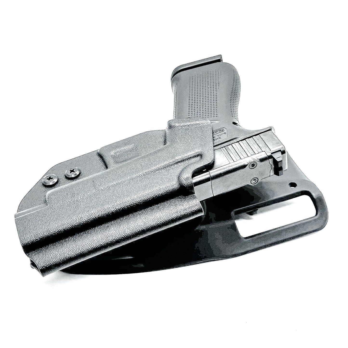 Glock 48 & 48 MOS Duty & Competition OWB Holster, Black with Duty Drop, Made in the USA