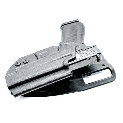 Glock 48 & 48 MOS Duty & Competition OWB Holster, Black with Duty Drop, Made in the USA