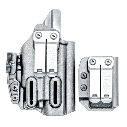 Glock 43X and 48 MOS IWB right-hand holster with Streamlight TLR-7 Sub and matching magazine carrier, built for concealed carry with secure retention