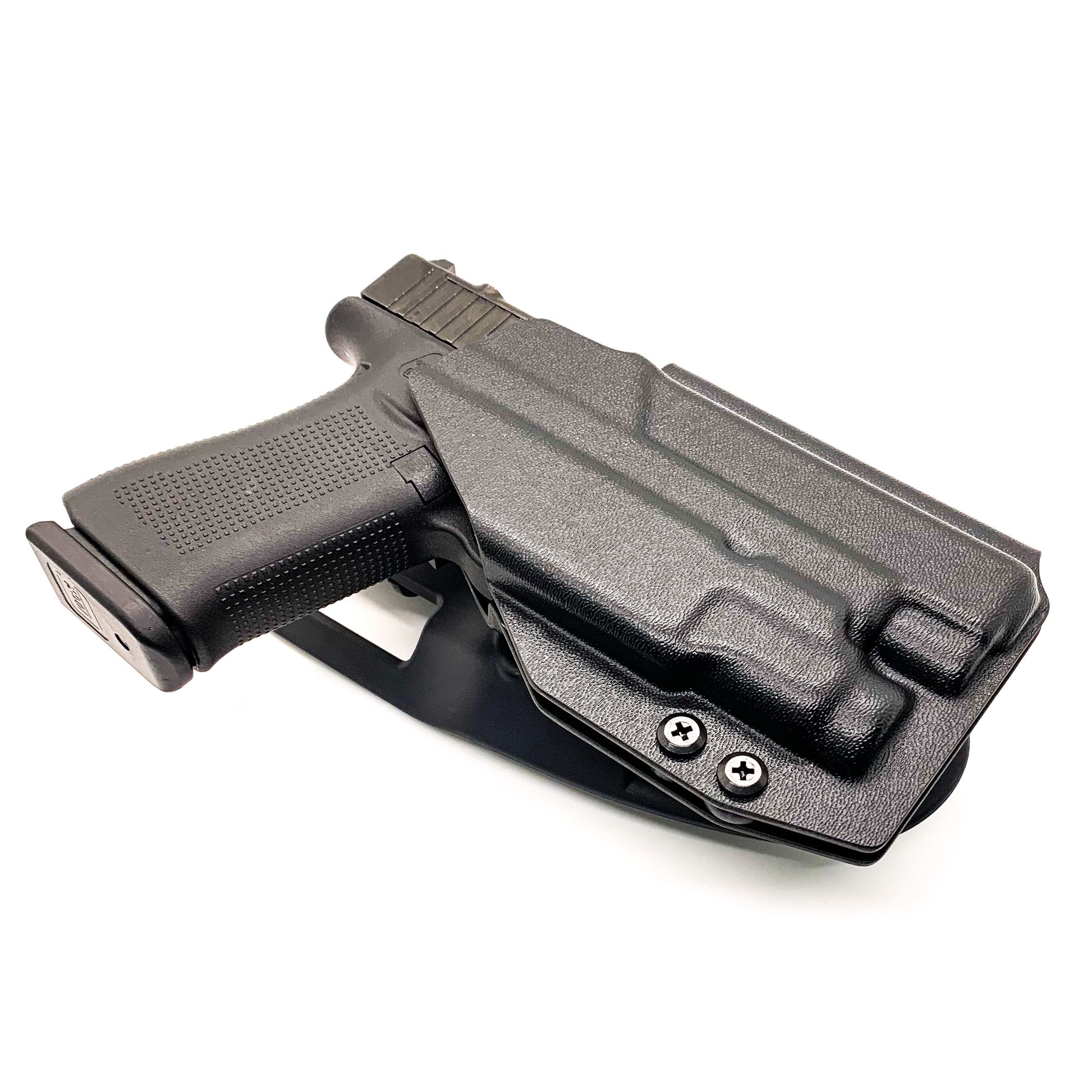 For the best Outside Waistband Glock 43X & 48 MOS, 43X Rail, & 48 Rail pistols & Streamlight TLR-7 Sub Duty & Competition Holster shop Four Brothers Holsters. 