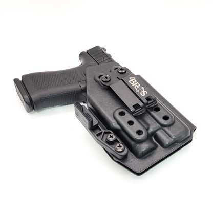 For the best IWB Kydex Inside Waistband Holster for the Glock 43X MOS, 48 MOS, 43X Rail, or 48 Rail pistols & Streamlight TLR-7 Sub shop Four Brothers Holsters.
