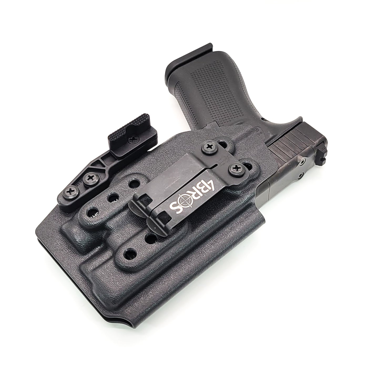 For the best IWB Kydex Inside Waistband Holster for the Glock 43X MOS, 48 MOS, 43X Rail, or 48 Rail pistols & Streamlight TLR-7 Sub shop Four Brothers Holsters.