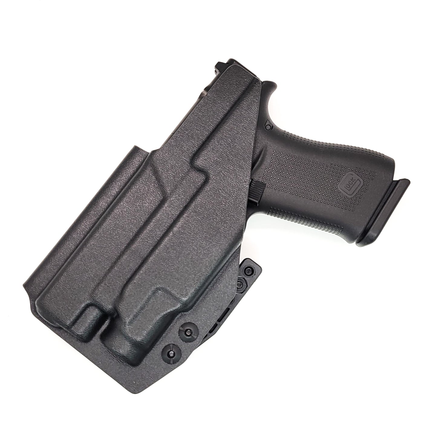 For the best IWB Kydex Inside Waistband Holster for the Glock 43X MOS, 48 MOS, 43X Rail, or 48 Rail pistols & Streamlight TLR-7 Sub shop Four Brothers Holsters.