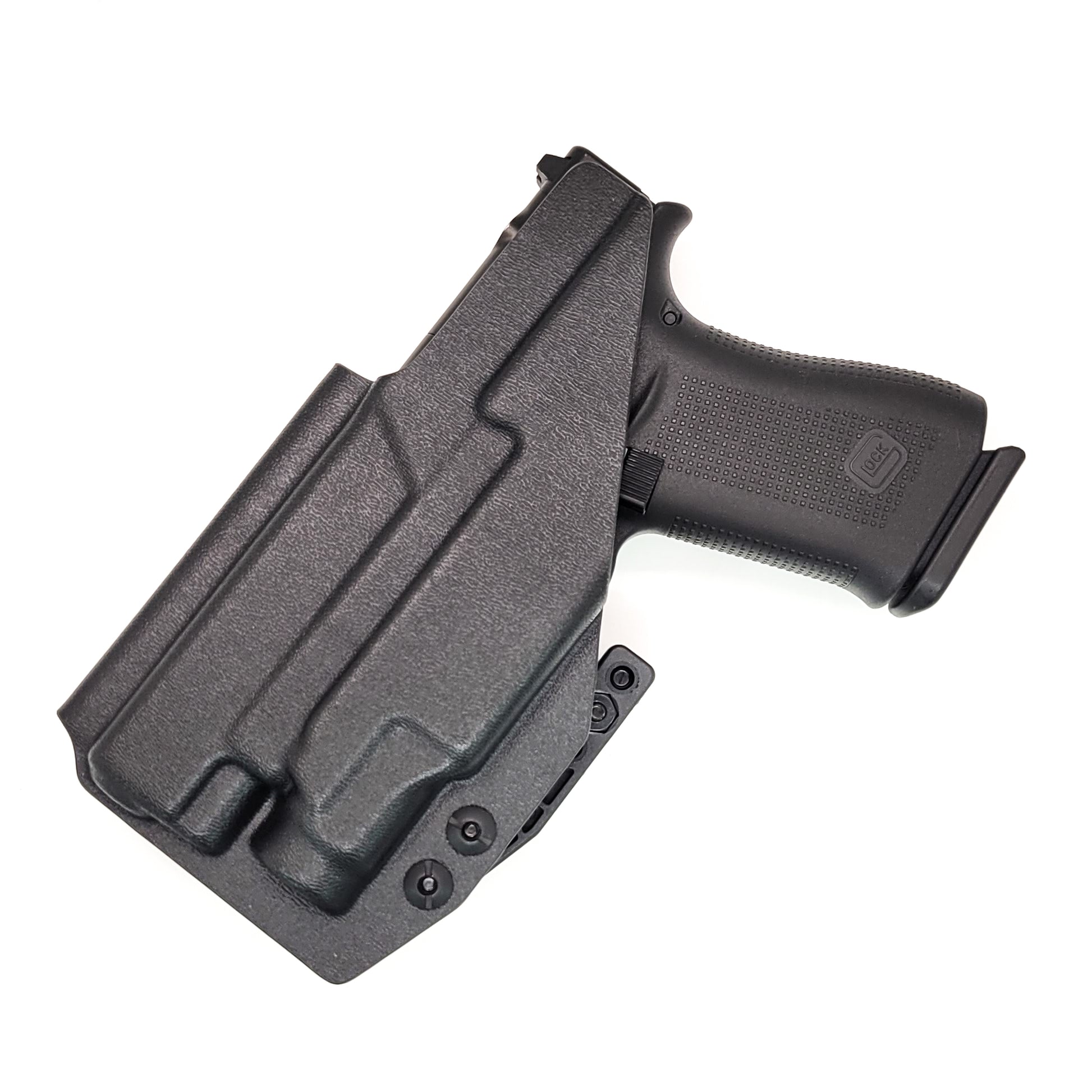 For the best IWB Kydex Inside Waistband Holster for the Glock 43X MOS, 48 MOS, 43X Rail, or 48 Rail pistols & Streamlight TLR-7 Sub shop Four Brothers Holsters.