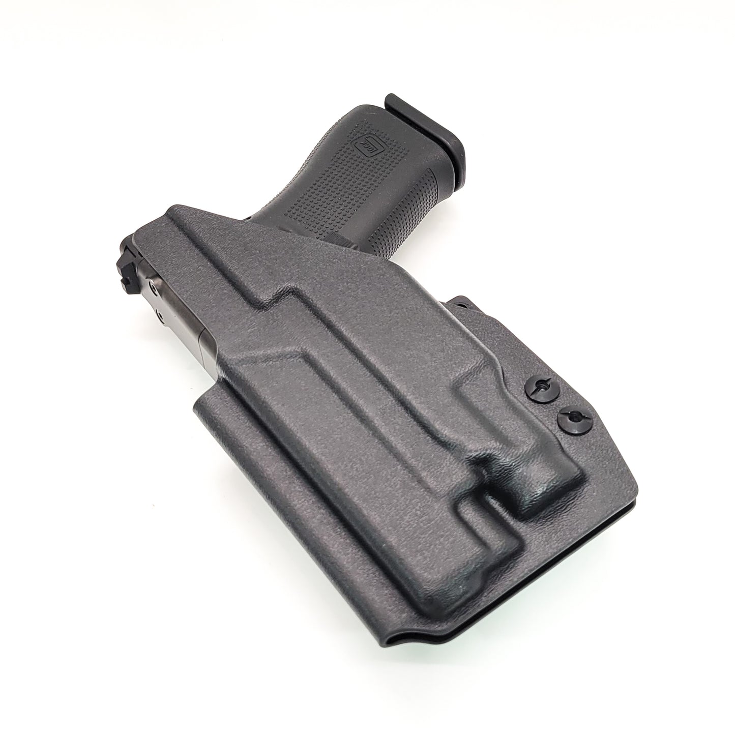 For the best IWB Kydex Inside Waistband Holster for the Glock 43X MOS, 48 MOS, 43X Rail, or 48 Rail pistols & Streamlight TLR-7 Sub shop Four Brothers Holsters.