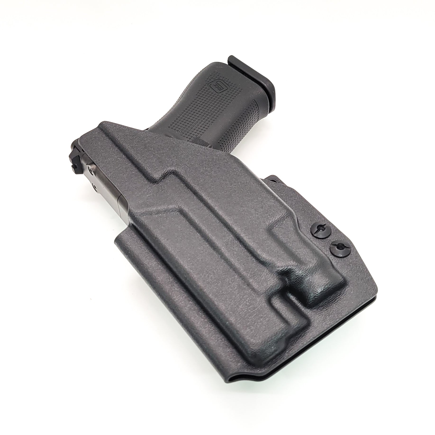 For the best IWB Kydex Inside Waistband Holster for the Glock 43X MOS, 48 MOS, 43X Rail, or 48 Rail pistols & Streamlight TLR-7 Sub shop Four Brothers Holsters.