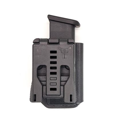 For the Best Kydex OWB Outside Waistband magazine pouch for the Glock 43X & 48 magazine, shop Four Brothers Holsters. Suitable for belt widths of 1 1/2", 1 3/4, 2", and 2 1/4". Adjustable retention. Adjustable Cant Carrier Holster P365X-MACRO, Sig P365XL, Hellcat Pro, Smith and Wesson Equalizer, and Shield Plus

