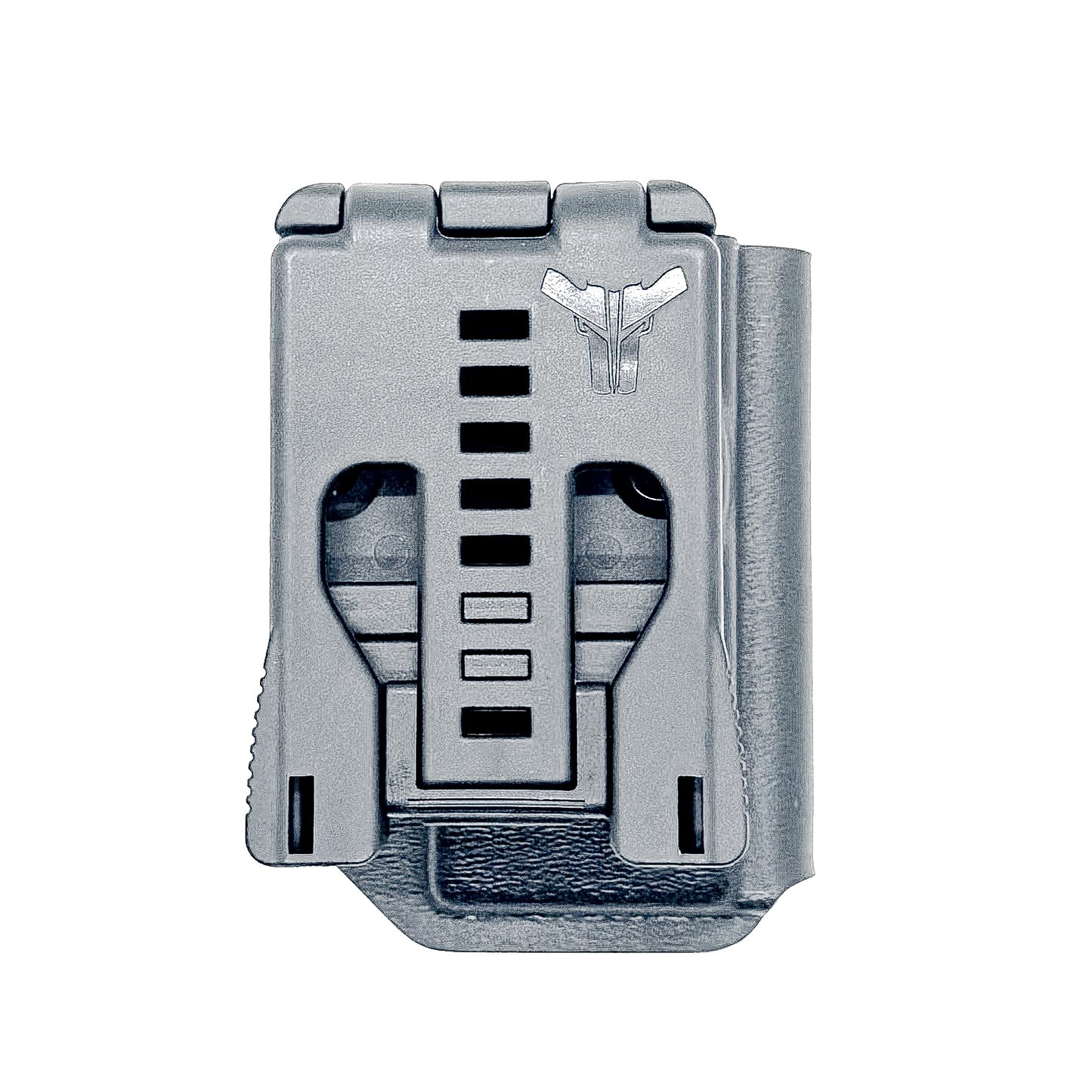 Black Kydex OWB Outside Waistband magazine pouch for the Glock 43X & 48 magazine from Four Brothers 4BROS Holsters.   Adjustable retention & cant.