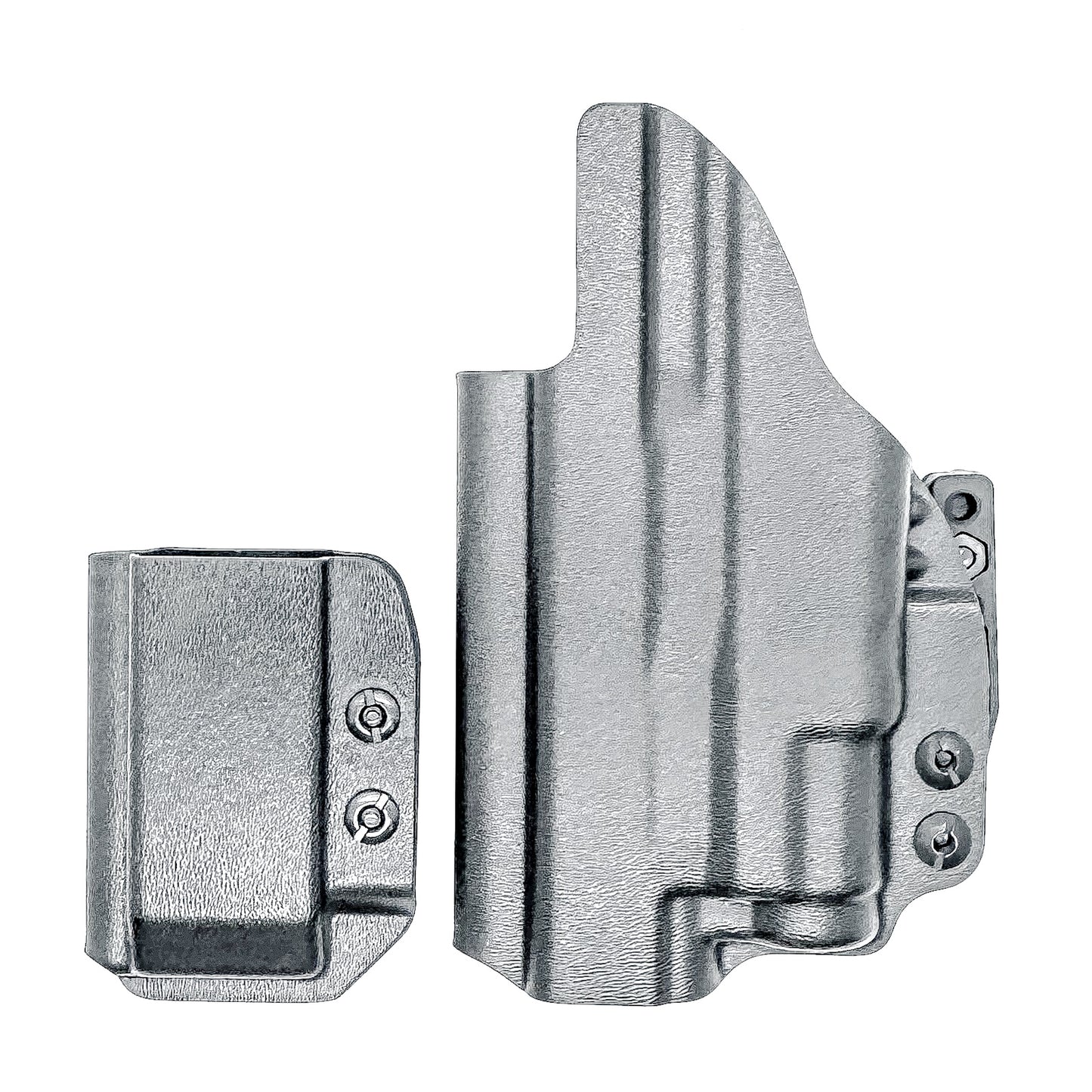 Four Brothers Holsters Inside Waistband IWB Holster & Magazine Carrier combo for the Glock 43X & 48 MOS with SureFire XC3 Sub.