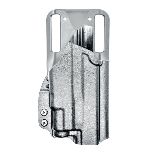 For the best Outside Waistband Glock 43X & 48 MOS, 43X, & 48 pistols & SureFire XC3 Sub Duty & Competition Holster shop Four Brothers Holsters.   USA Made.