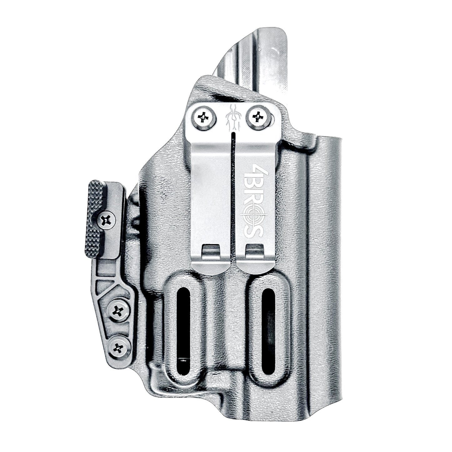 For the best IWB Kydex Inside Waistband Holster for the Glock 43X MOS, 48 MOS, 43X, or 48 pistols & SureFire XC3 Sub shop Four Brothers Holsters.