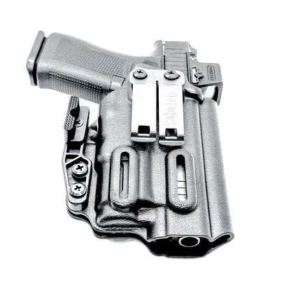 For the best IWB Kydex Inside Waistband Holster for the Glock 43X MOS, 48 MOS, 43X, or 48 pistols & SureFire XC3 Sub shop Four Brothers Holsters.