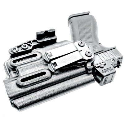 For the best IWB Kydex Inside Waistband Holster for the Glock 43X MOS, 48 MOS, 43X, or 48 pistols & SureFire XC3 Sub shop Four Brothers Holsters.