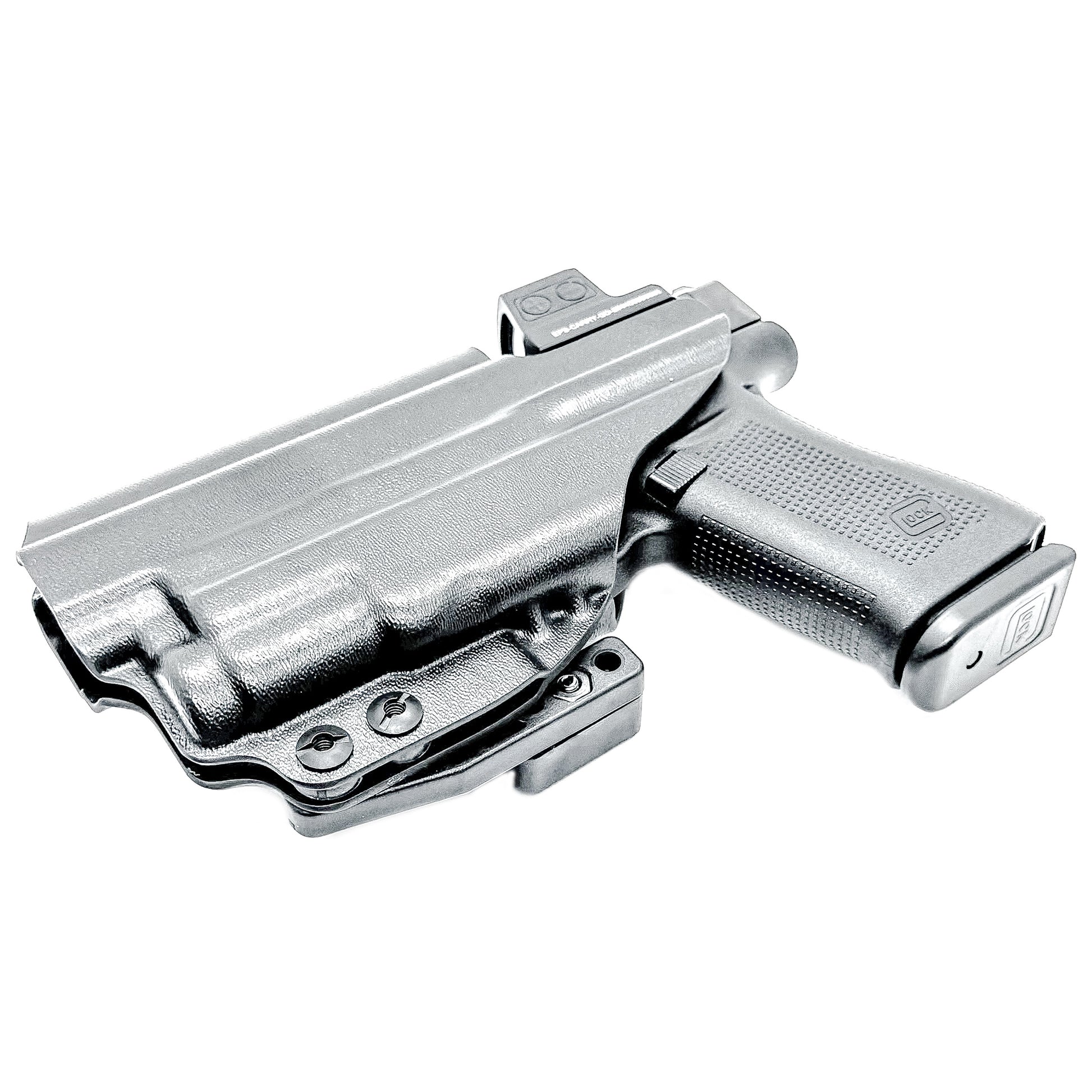 For the best IWB Kydex Inside Waistband Holster for the Glock 43X MOS, 48 MOS, 43X, or 48 pistols & SureFire XC3 Sub shop Four Brothers Holsters.