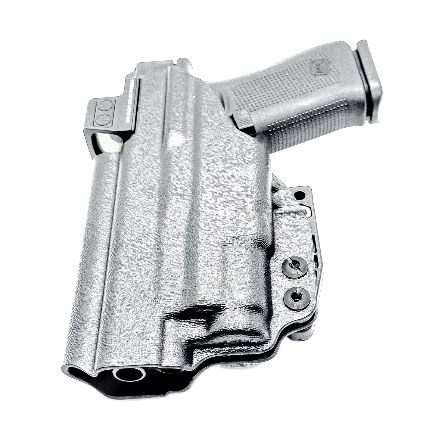 For the best IWB Kydex Inside Waistband Holster for the Glock 43X MOS, 48 MOS, 43X, or 48 pistols & SureFire XC3 Sub shop Four Brothers Holsters.
