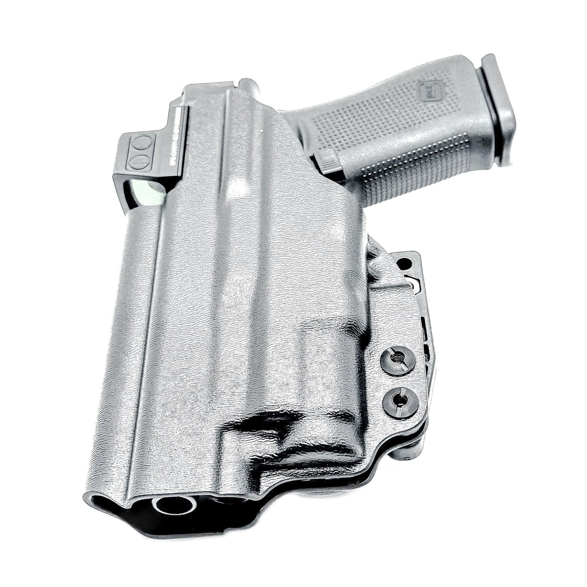 For the best IWB Kydex Inside Waistband Holster for the Glock 43X MOS, 48 MOS, 43X, or 48 pistols & SureFire XC3 Sub shop Four Brothers Holsters.