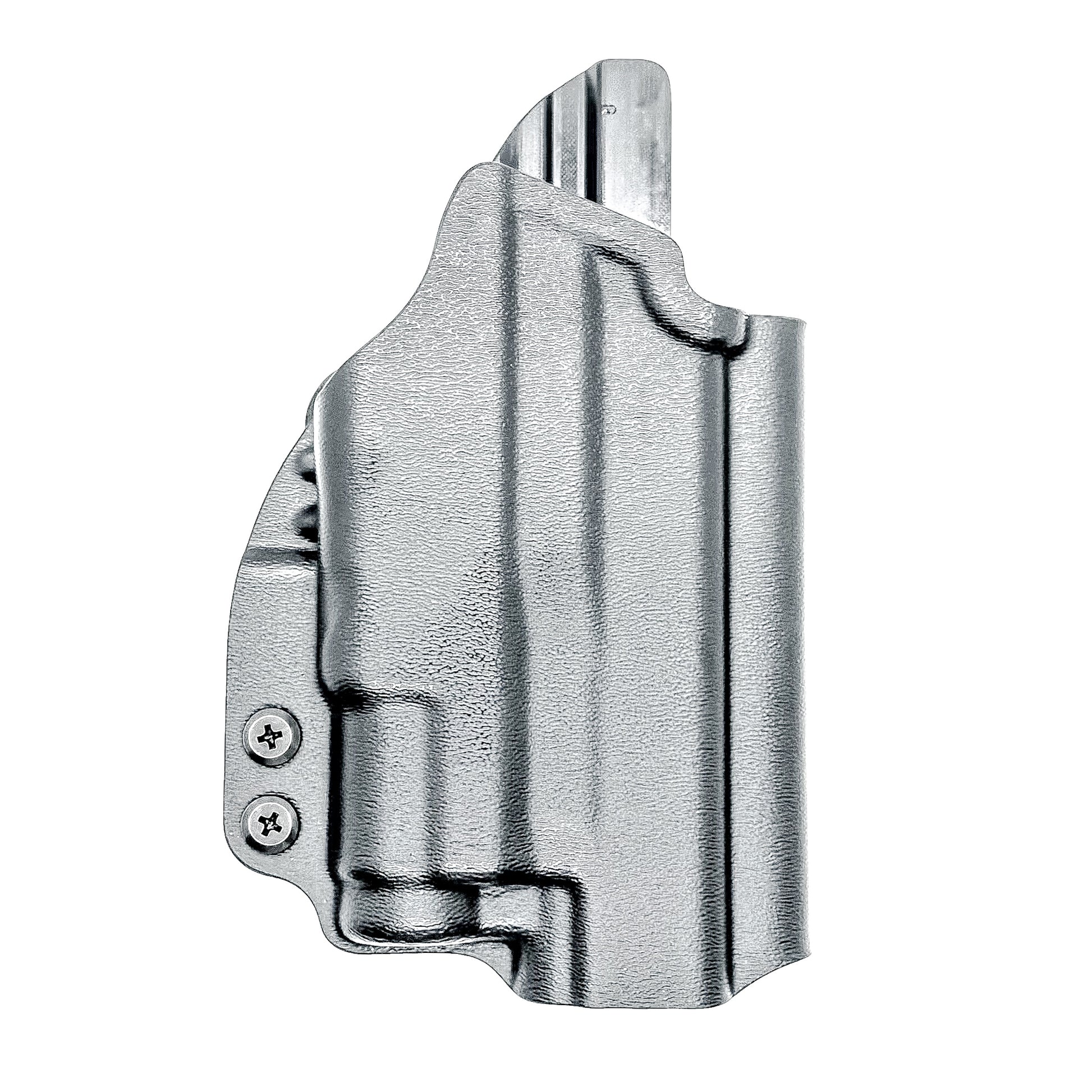 For the best Outside Waistband OWB Holster for the Glock 43X MOS, 48 MOS, 43X, or 48 pistols & SureFire XC3 Sub, shop Four Brothers Holsters.