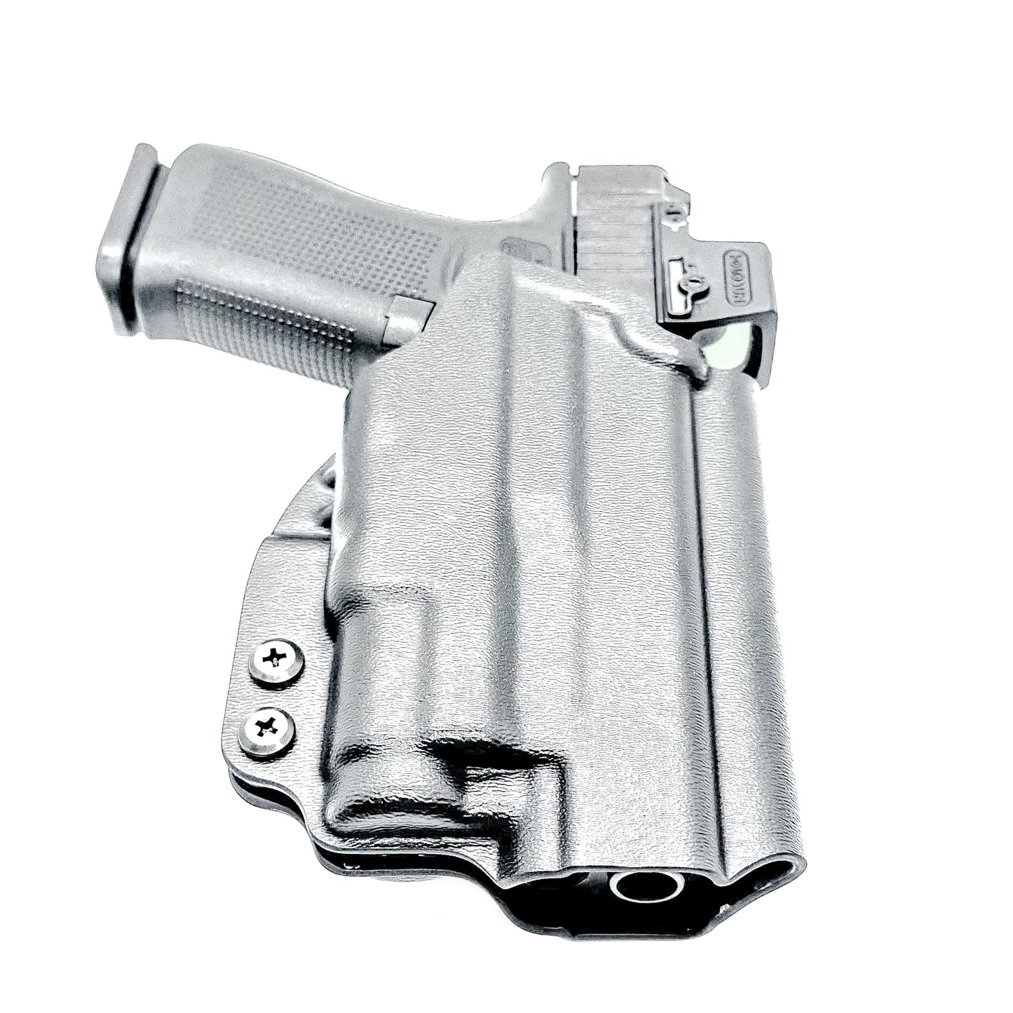 For the best Outside Waistband OWB Holster for the Glock 43X MOS, 48 MOS, 43X, or 48 pistols & SureFire XC3 Sub, shop Four Brothers Holsters.