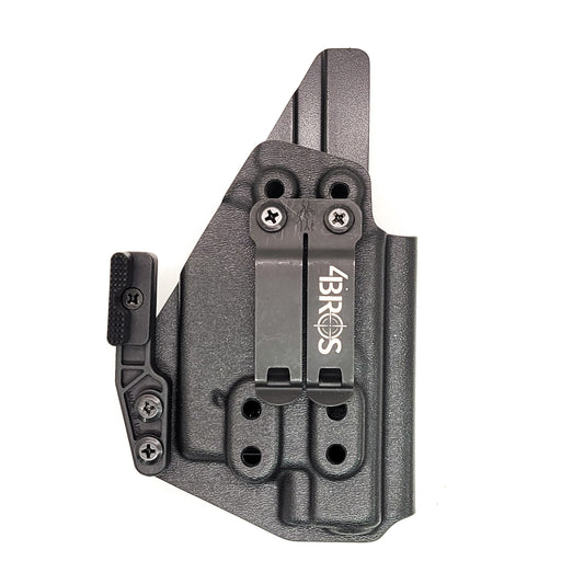 For the best IWB Kydex Inside Waistband Holster for the Glock 43, 43X, or 48 with the Nightstick TSM-11G Weapon-Mounted light, shop Four Brothers Holsters.