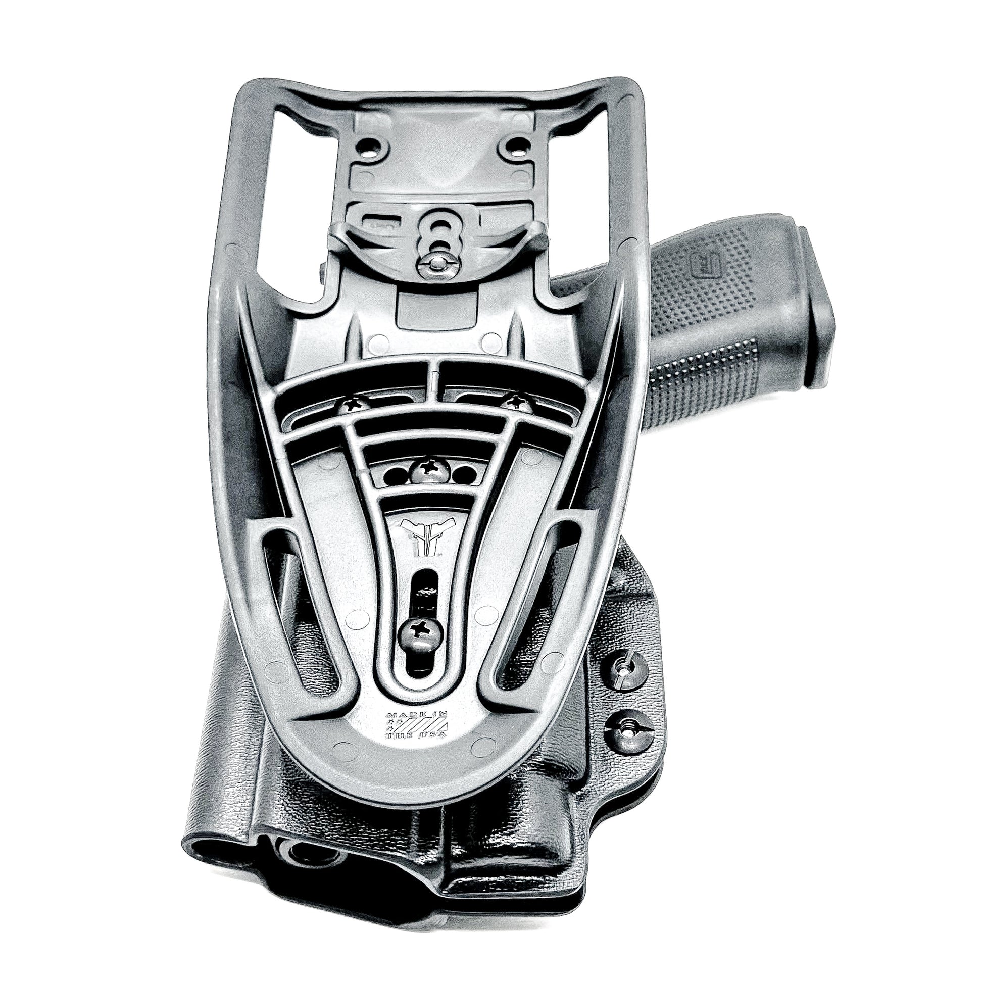 Glock 45 with TLR-7 HL-X light Duty and Competition Holster in black