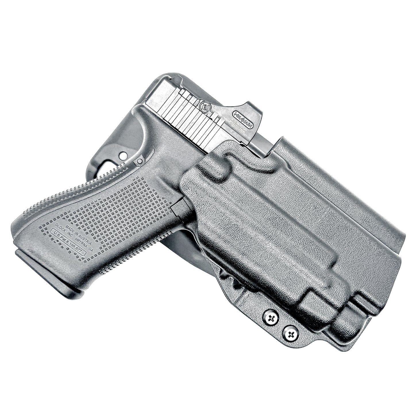 Glock 45 with TLR-7 HL-X light Duty and Competition Holster in black