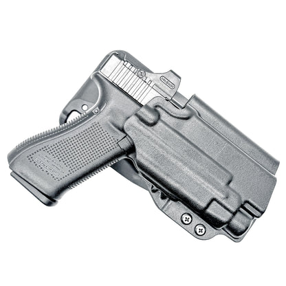 Glock 45 with TLR-7 HL-X light Duty and Competition Holster in black