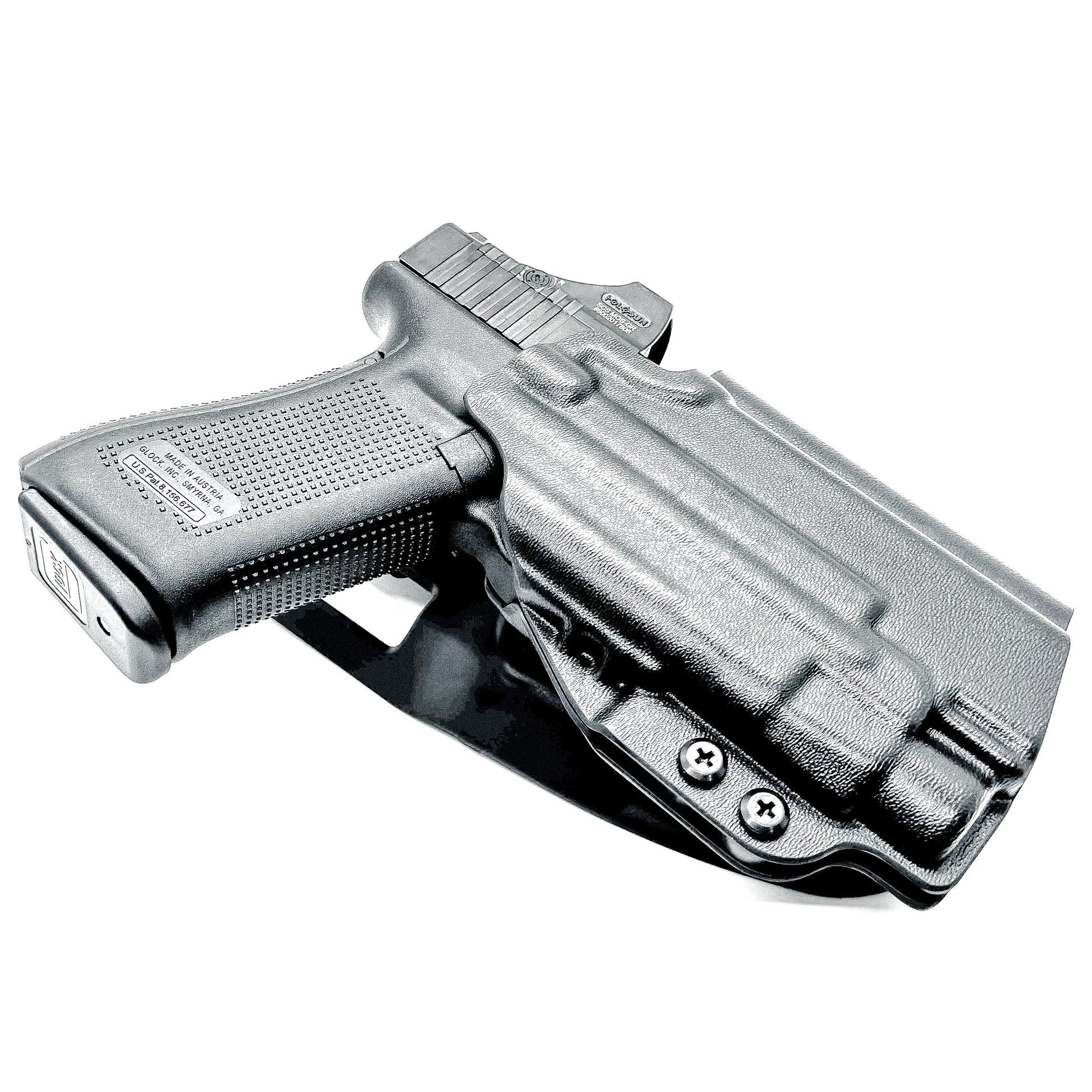 Glock 45 with TLR-7 HL-X light Duty and Competition Holster in black