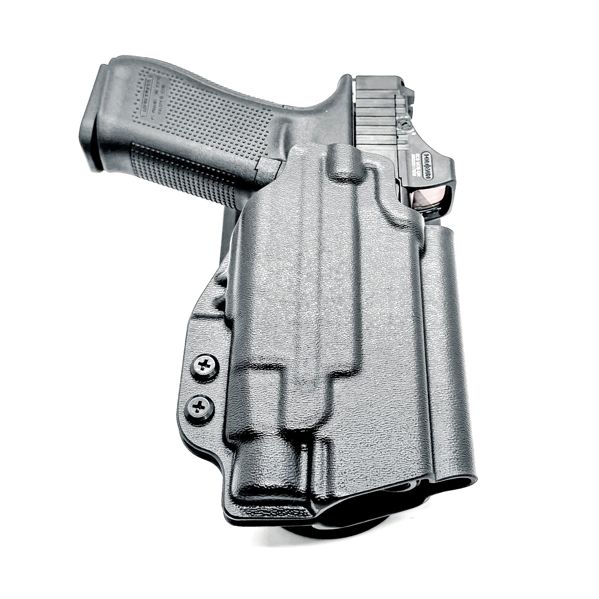 Glock 45 with TLR-7 HL-X light Duty and Competition Holster in black
