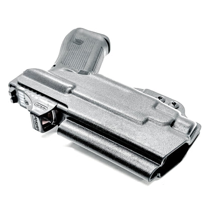 Black IWB Holster for Glock 45 with Streamlight TLR-7 HL-X shown with DCC Monoblock and Modwing.