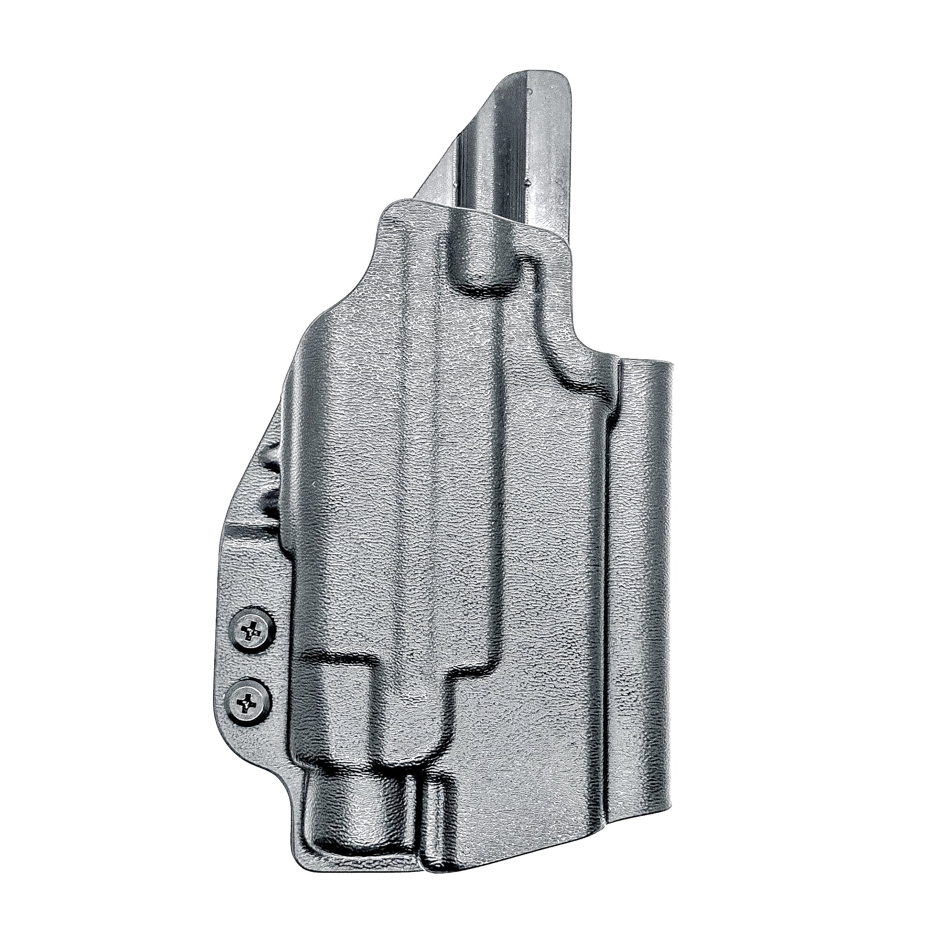 Black OWB Holster for the Glock 45 with TLR-7 HL-X in black with 4BROS 1.5" Slide.