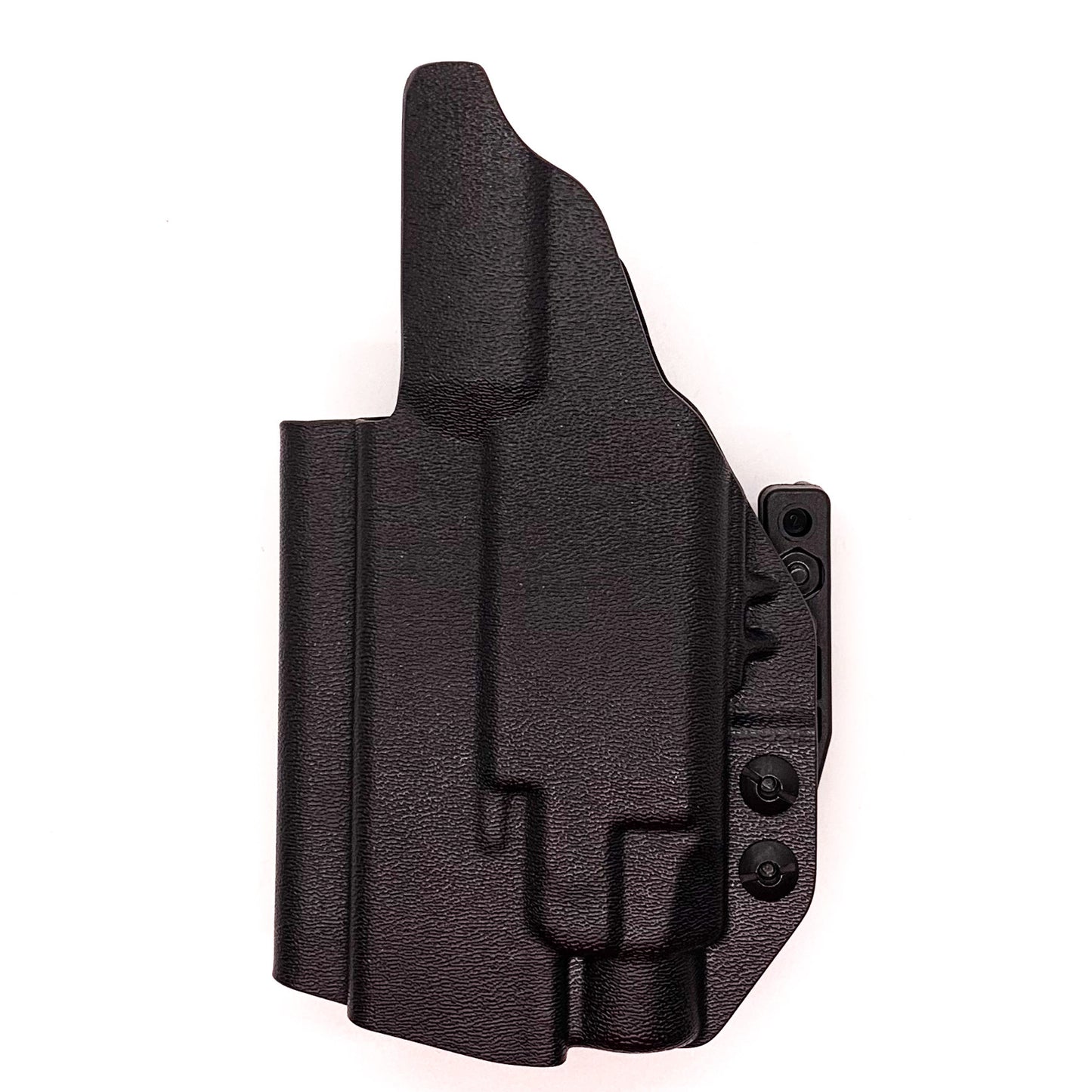 For the Best, most comfortable Inside Waistband IWB AIWB Appendix Kydex holster designed to fit the Glock 45 Gen 5 with the Streamlight TLR-7 HL-X, TLR-7 X, & TLR-7 A, shop Four Brothers 4BROS holsters. Adjustable retention, full sweat guard, smooth edges for comfort and concealment. Made in the USA TLR-7X

