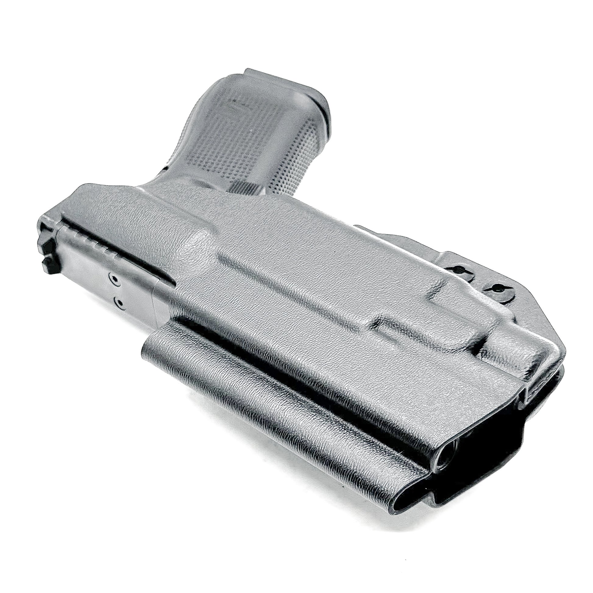 Black IWB Holster for Glock 45 with Streamlight TLR-7 HL-X shown with DCC Monoblock and Modwing.