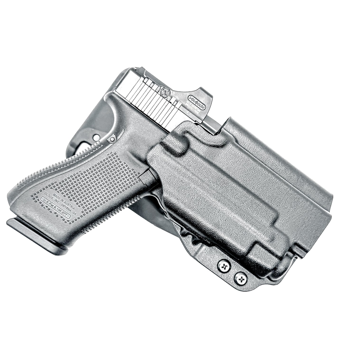 Glock 45 TLR-7 OWB Holster. Outside Waistband light duty & competition holster for Glock 45 Gen 5, Gen 6, Gen V with TLR-7 A or TLR-7 X.
