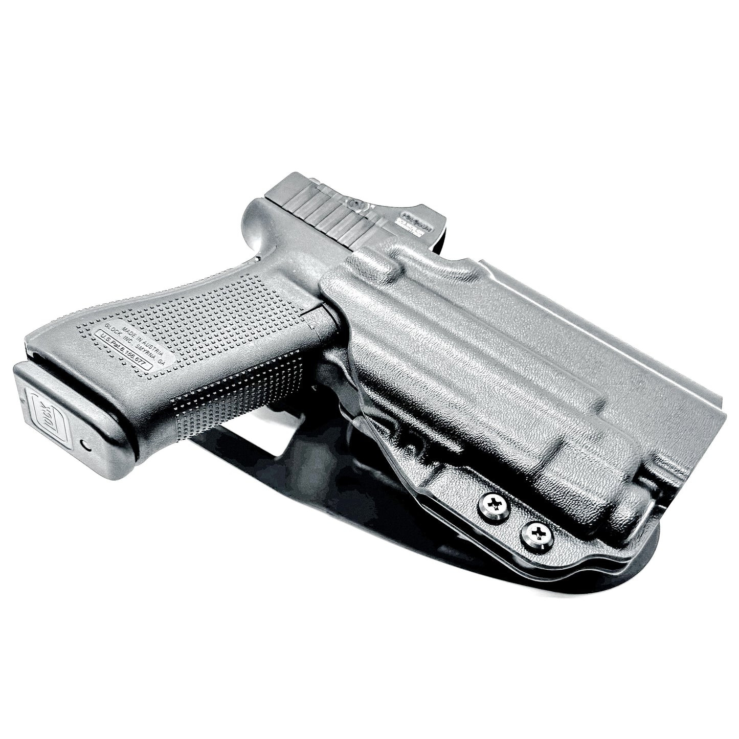 Glock 45 TLR-7 OWB Holster. Outside Waistband light duty & competition holster for Glock 45 Gen 5, Gen 6, Gen V with TLR-7 A or TLR-7 X.