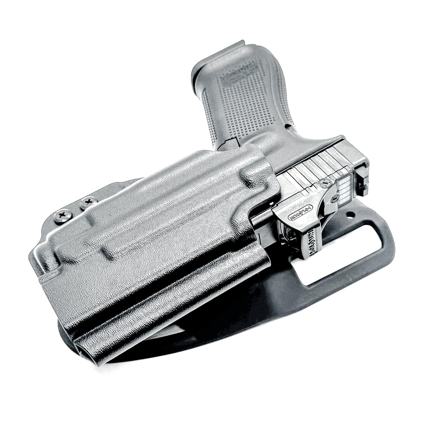 Glock 45 TLR-7 OWB Holster. Outside Waistband light duty & competition holster for Glock 45 Gen 5, Gen 6, Gen V with TLR-7 A or TLR-7 X.