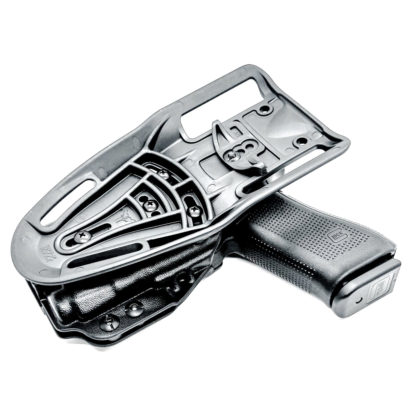 Glock 45 TLR-7 OWB Holster. Outside Waistband light duty & competition holster for Glock 45 Gen 5, Gen 6, Gen V with TLR-7 A or TLR-7 X.