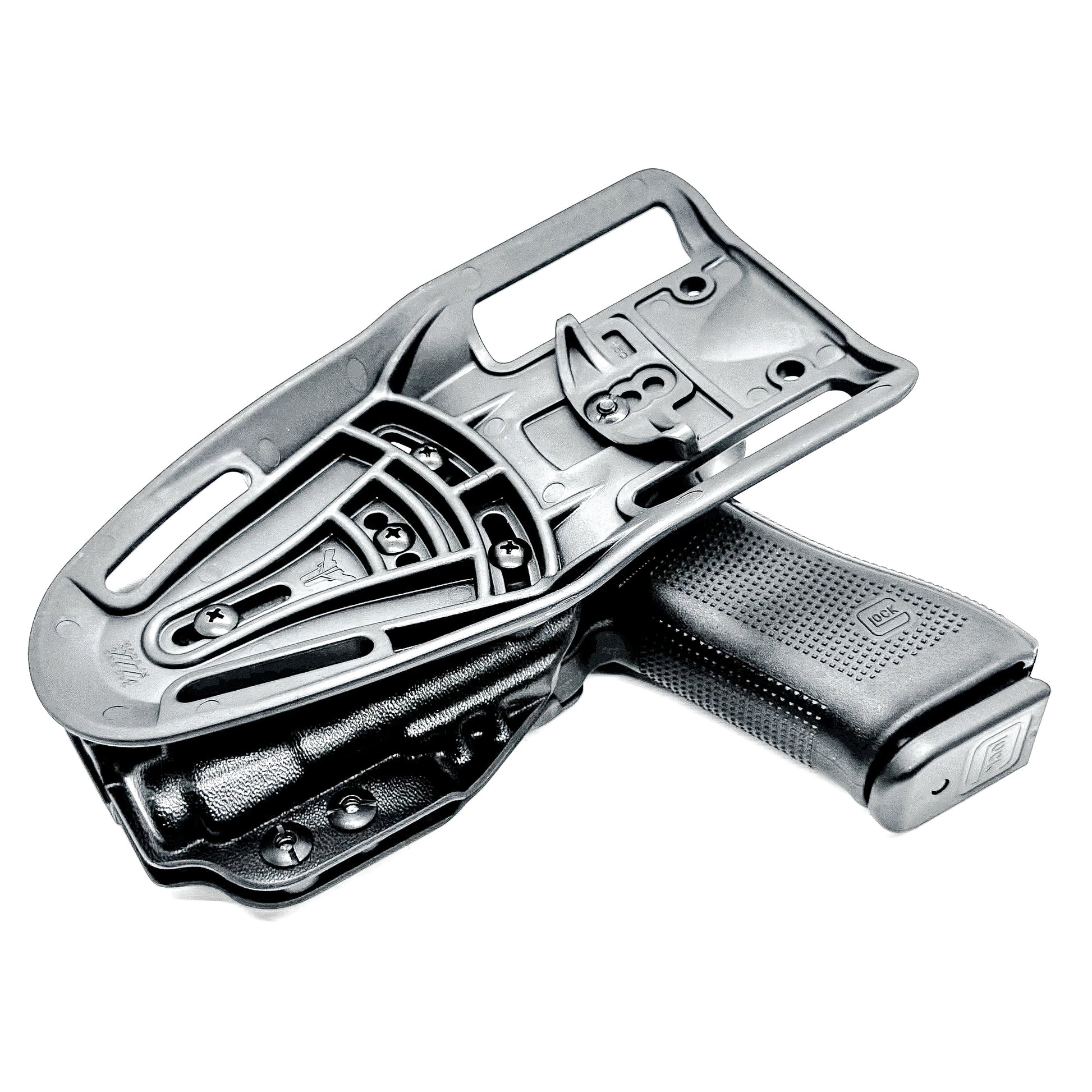 Glock 45 TLR-7 OWB Holster. Outside Waistband light duty & competition holster for Glock 45 Gen 5, Gen 6, Gen V with TLR-7 A or TLR-7 X.