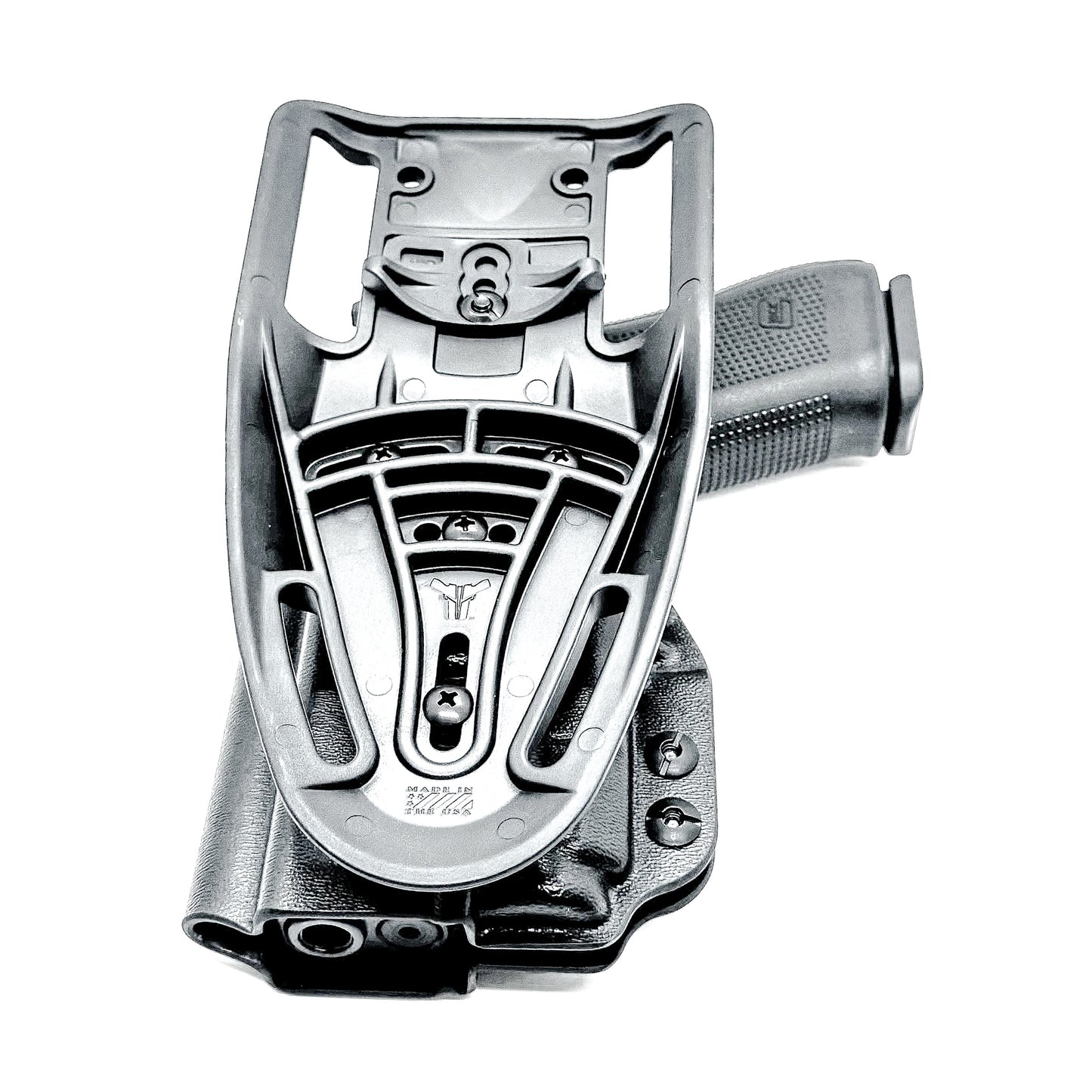 Glock 45 TLR-7 OWB Holster. Outside Waistband light duty & competition holster for Glock 45 Gen 5, Gen 6, Gen V with TLR-7 A or TLR-7 X.