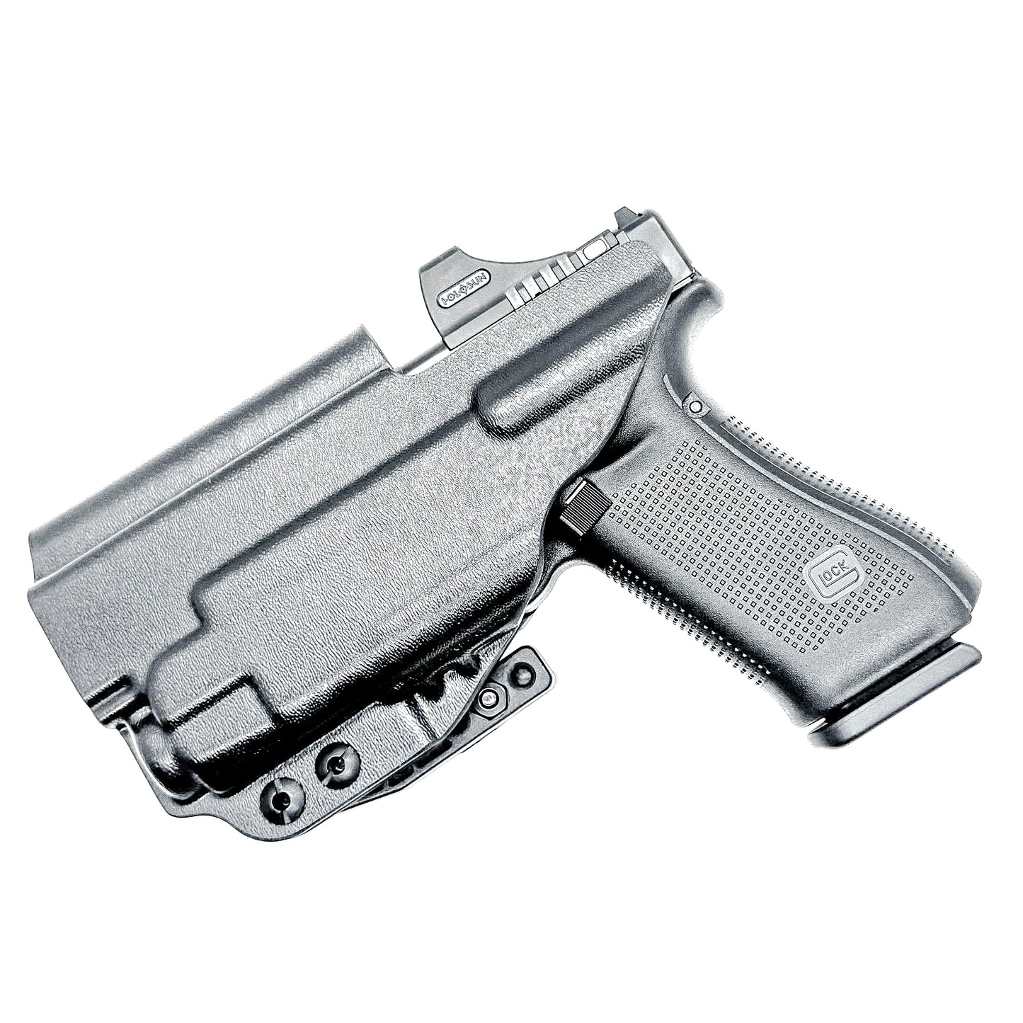 Glock 45 TLR-7 IWB Holster for concealed carry. Durable Inside Waistband holster fits Glock 45 Gen 5, Gen 6, Gen V with TLR-7 A or TLR-7 X. 