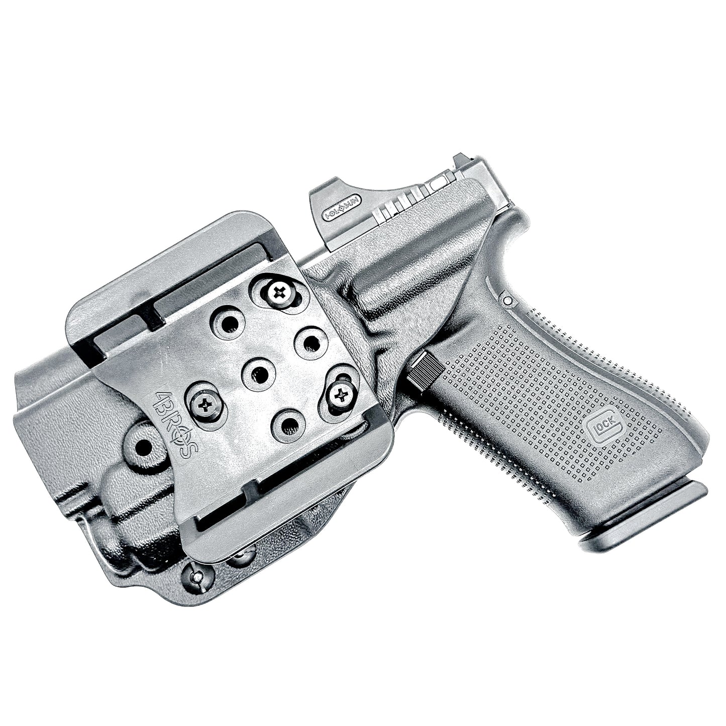 Glock 45 TLR-7 OWB Holster for Streamlight TLR-7 A or TLR-7 X. Durable Outside Waistband carry holster for Glock 45 Gen 5, Gen 6, and Gen V.