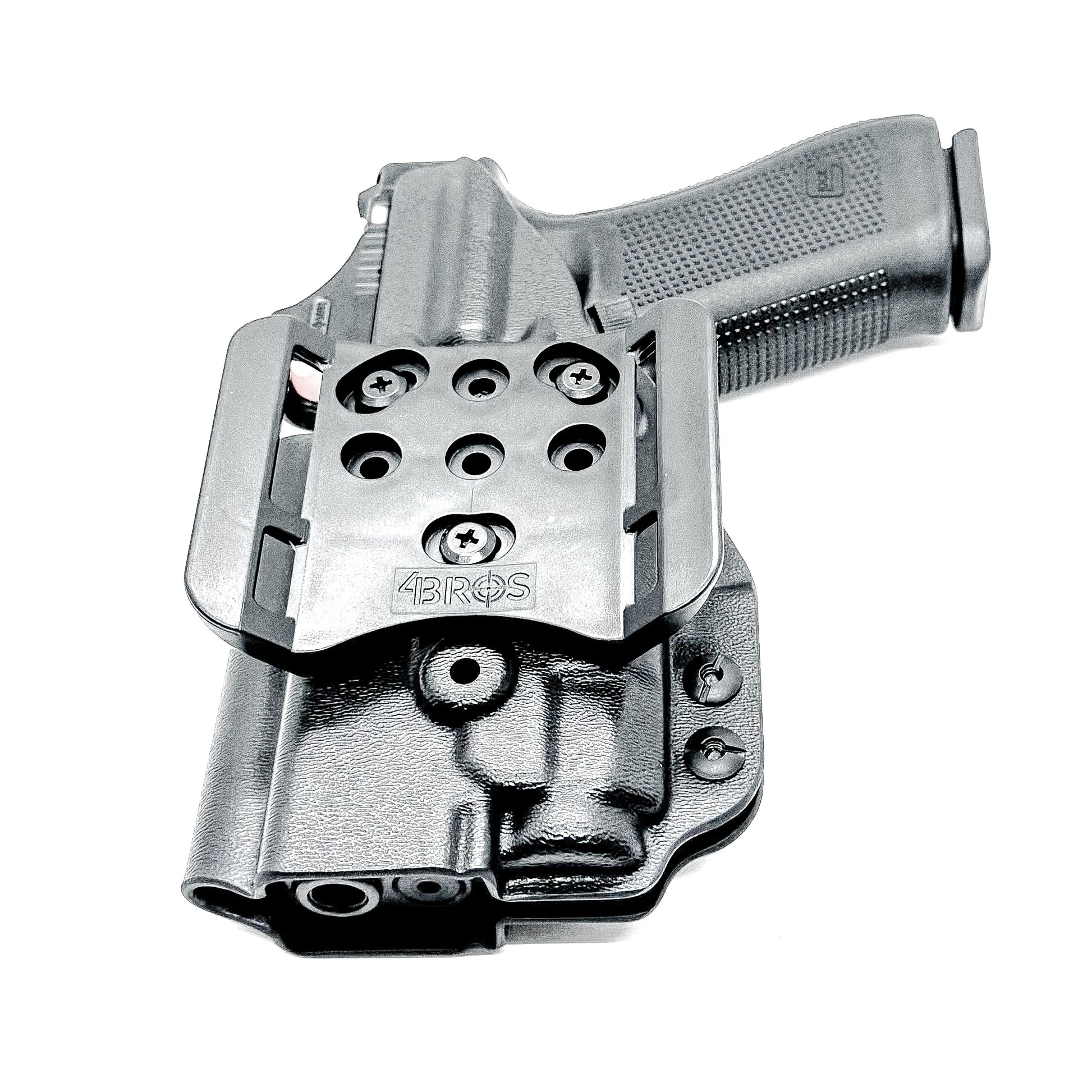 Glock 45 TLR-7 OWB Holster for Streamlight TLR-7 A or TLR-7 X. Durable Outside Waistband carry holster for Glock 45 Gen 5, Gen 6, and Gen V.