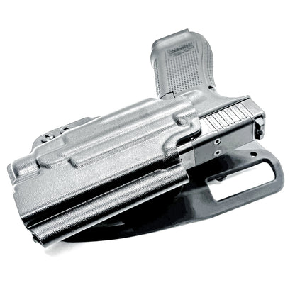Glock 47 Gen 5 OWB holster for Streamlight TLR-7 A, TLR-7 X, & TLR-7 HL-X. Outside waistband light-duty & competition holster with adjustable retention.
