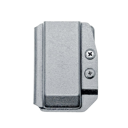 Black Kydex OWB Outside Waistband magazine carrier, holster, or pouch for Glock 9mm & 40 from Four Brothers Holsters. 
