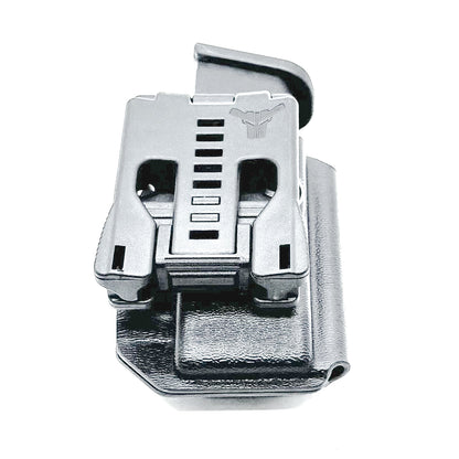 Black Kydex OWB Outside Waistband magazine carrier, holster, or pouch for Glock 9mm & 40 from Four Brothers Holsters. 