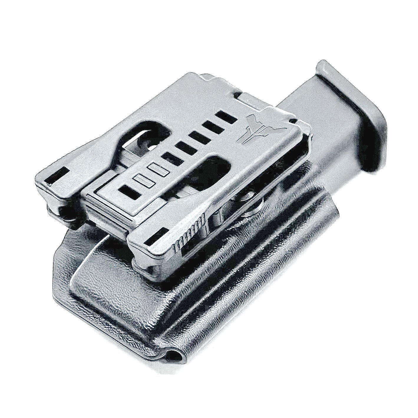 Black Kydex OWB Outside Waistband magazine carrier, holster, or pouch for Glock 9mm & 40 from Four Brothers Holsters. 