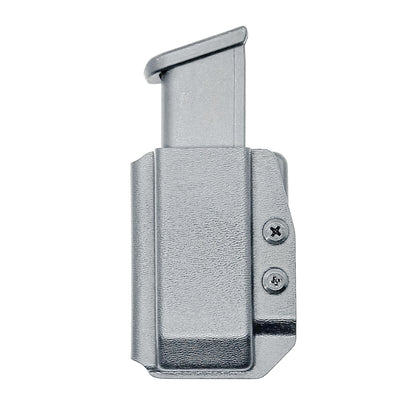 Black Kydex OWB Outside Waistband magazine carrier, holster, or pouch for Glock 9mm & 40 from Four Brothers Holsters. 