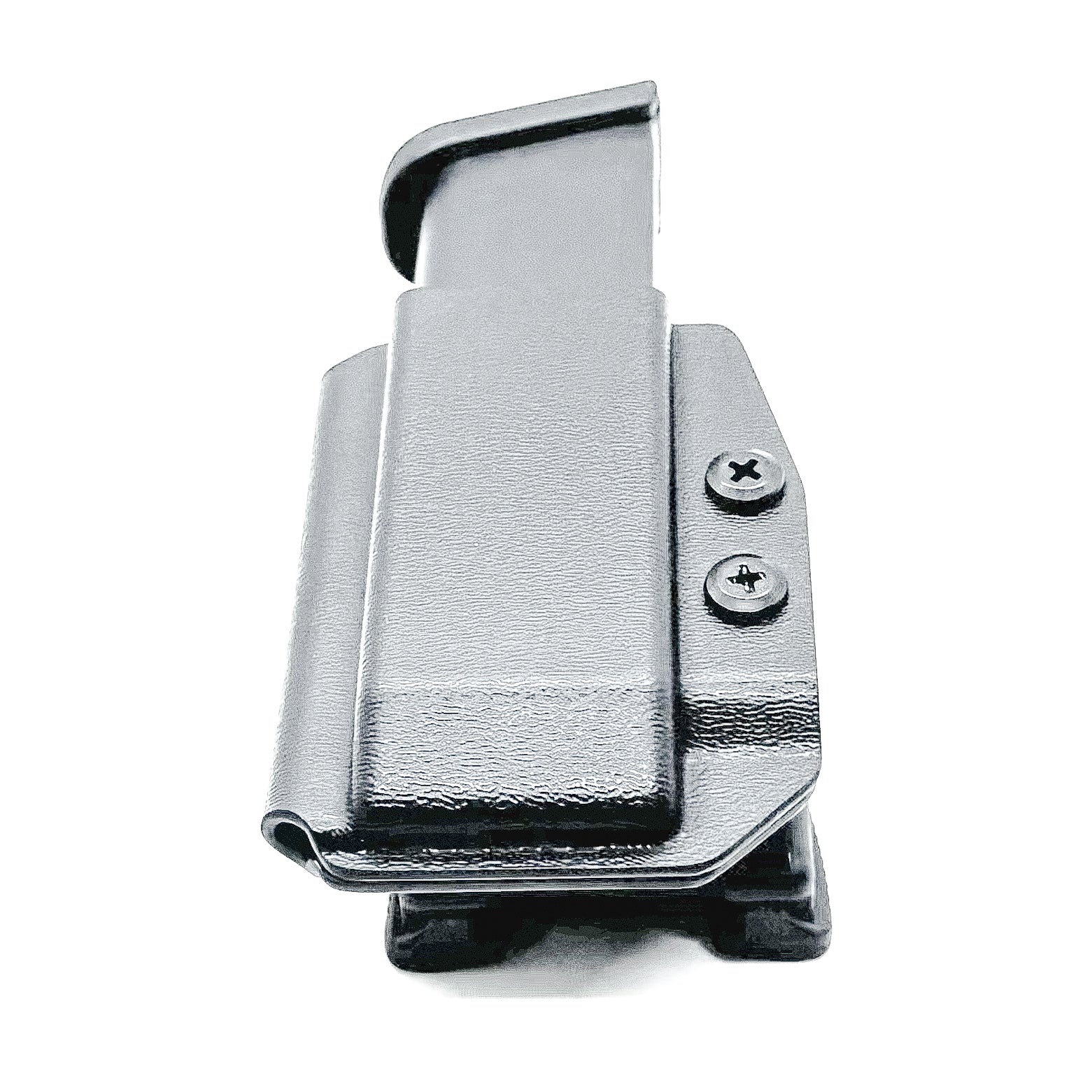 Black Kydex OWB Outside Waistband magazine carrier, holster, or pouch for Glock 9mm & 40 from Four Brothers Holsters. 