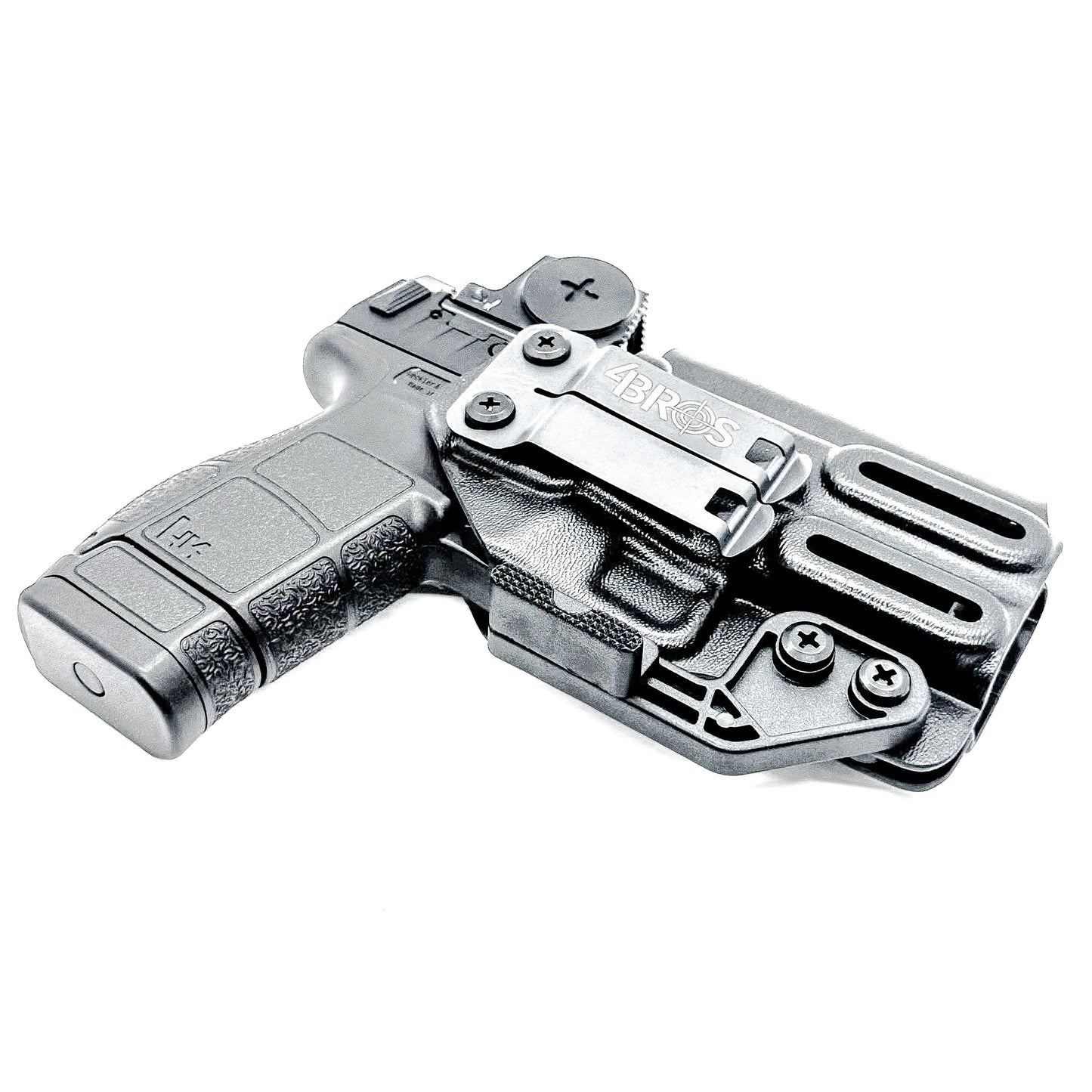 IWB AIWB Kydex Inside Waistband Holster for the Heckler & Koch H&K VP9CC Micro-Compact Pistol, from Four Brothers 4BROS Holsters