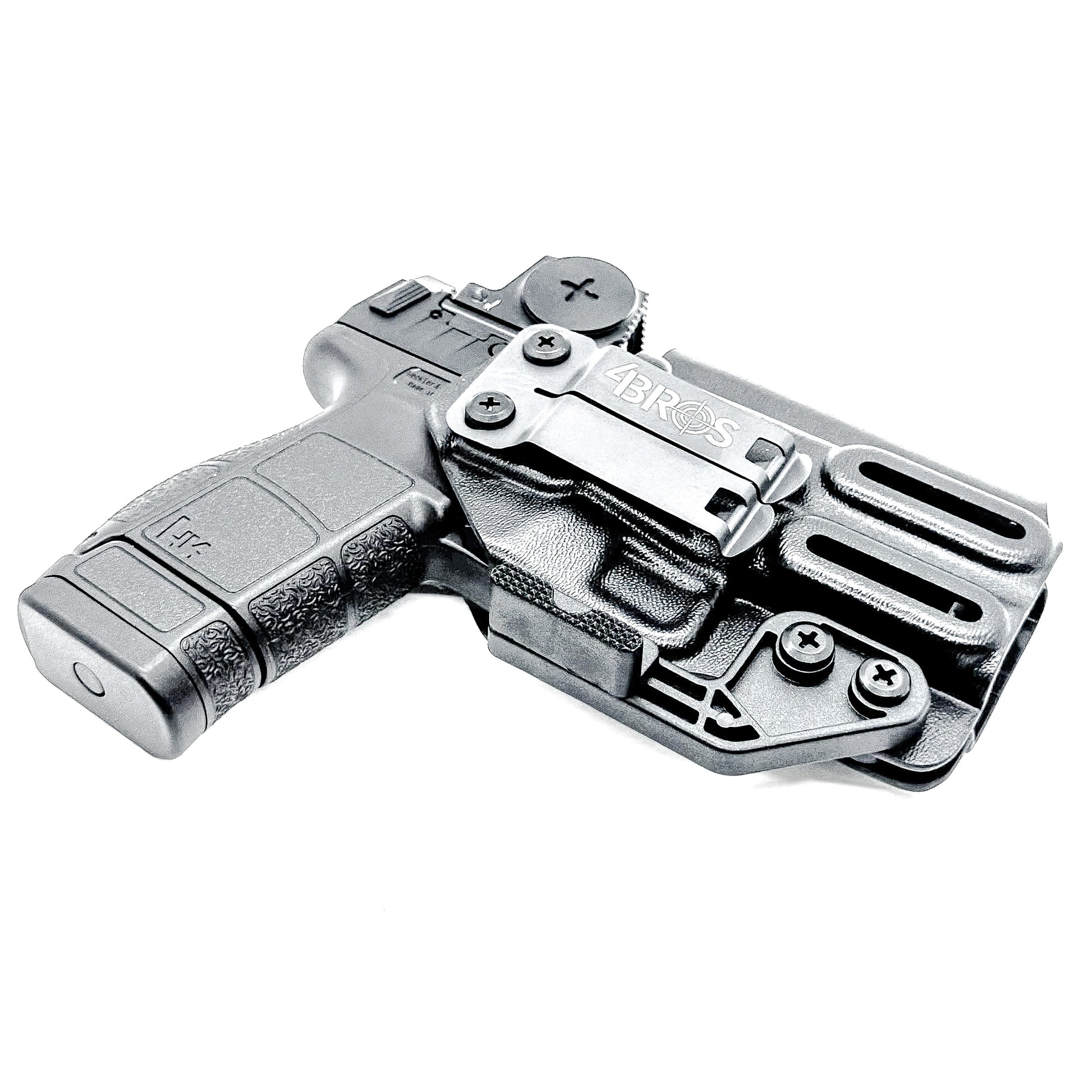 IWB AIWB Kydex Inside Waistband Holster for the Heckler & Koch H&K VP9CC Micro-Compact Pistol, from Four Brothers 4BROS Holsters