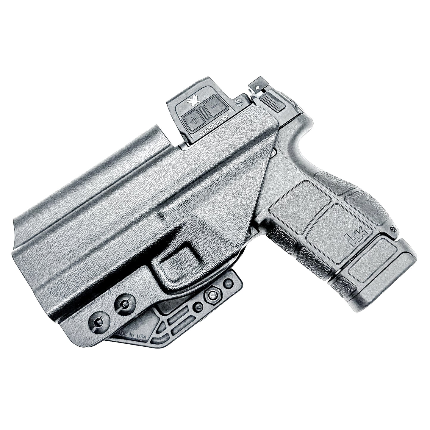IWB AIWB Kydex Inside Waistband Holster for the Heckler & Koch H&K VP9CC Micro-Compact Pistol, from Four Brothers 4BROS Holsters